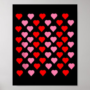 Nk En Rode Harten Geliefden Grappige Valentijnsdag Poster