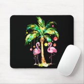 Nk Flamingo Christmas Palm Tree Trocal Xmas Holida Muismat (Met muis)