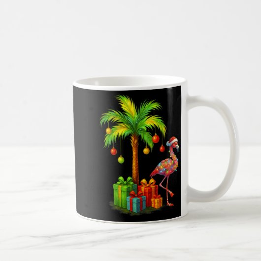 Nk Flamingo Christmas Palm Tree Trocal Xmas Koffiemok (Rechts)
