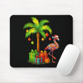 Nk Flamingo Christmas Palm Tree Trocal Xmas  Muismat (Met muis)