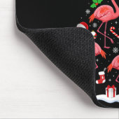 Nk Flamingo Christmas Tree Lights Santa Hat Xmas P Muismat (Hoek)