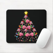 Nk Flamingo Christmas Tree Santa Flamingo Holiday  Muismat (Met muis)
