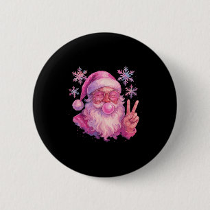 Nk Gum Zeepbel Sinterklaas Shirt, Vintage Nk Chri Ronde Button 5,7 Cm