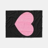 Nk Heart Is The Symbol Of Love For Valentines Day Fleece Deken (Voorkant (Horizontaal))