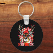 Nk Her Buck Camo Deer Hunting Camouflage Matching  Sleutelhanger (Voorkant)