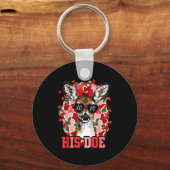 Nk His Doe Camo Deer Hunting Camouflage Matching C Sleutelhanger (Voorkant)