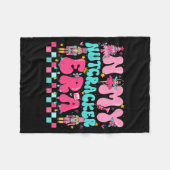 Nk In My Nutcracker Era Nutcracker Squad Christmas Fleece Deken (Voorkant (Horizontaal))
