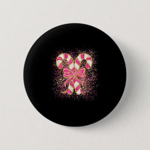 Nk Kerst Kerststok Preppy Coquette Kerst Boog G Ronde Button 5,7 Cm