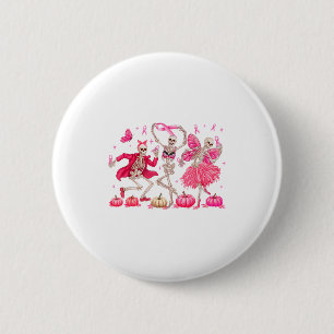 Nk Lint Borstkanker Bewustzijn Skelet Vrouwen M Ronde Button 5,7 Cm