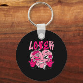 Nk Loser Lover Nk Drip Heart Matching Tee For Men Sleutelhanger (Voorkant)