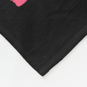 Nk Mini Coquette Bow Happy Valentine Day Mom Mot Fleece Deken (Hoek)