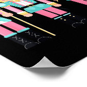 Nk Notenkraker Squad Kerstmis Nk Kerst Pyjama Dame Poster (Hoek)