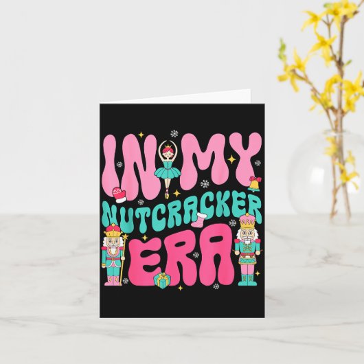 Nk Nutcracker Squad In My Nutcracker Era Christmas Kaart (Gele Bloem)