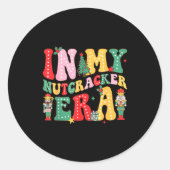 Nk Nutcracker Squad In My Nutcracker Era Christmas Ronde Sticker (Voorkant)