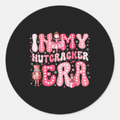 Nk Nutcracker Squad In My Nutcracker Era Nk Christ Ronde Sticker (Voorkant)