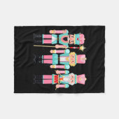 Nk Nutcracker Squad Xmas Nk Christmas Pajamas Wome Fleece Deken (Voorkant (Horizontaal))