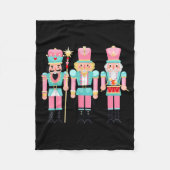 Nk Nutcracker Squad Xmas Nk Christmas Pajamas Wome Fleece Deken (Voorkant)