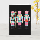 Nk Nutcracker Squad Xmas Nk Christmas Pajamas Wome Kaart (Gele Bloem)