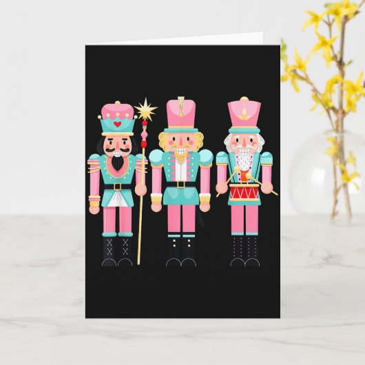 Nk Nutcracker Squad Xmas Nk Christmas Pajamas Wome Kaart (Gele Bloem)