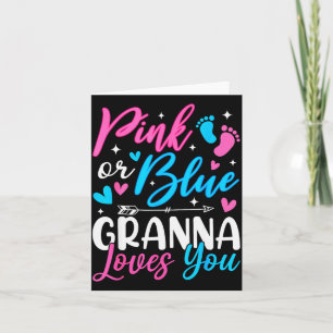 Nk Of Blauwe Gr Houdt Van Jou Geslacht Reveal Baby Kaart