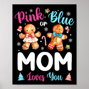 Nk Of Blauwe Moeder Houdt Van Jou Geslacht Onthull Poster