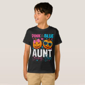 Nk Or Blue Aunt Loves You Pumpkin Halloween Gender T-shirt (Voorkant volledig)