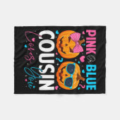 Nk Or Blue Cousin Loves You Pumpkin Halloween Gend Fleece Deken (Voorkant (Horizontaal))