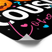 Nk Or Blue Cousin Loves You Pumpkin Halloween Gend Poster (Hoek)