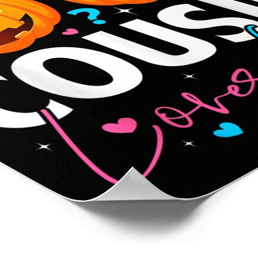 Nk Or Blue Cousin Loves You Pumpkin Halloween Gend Poster (Hoek)