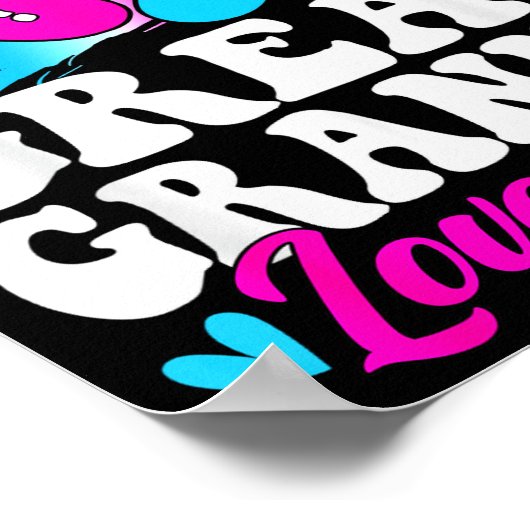 Nk Or Blue Great Gr Love You Baby Gender Reveal  Poster (Hoek)