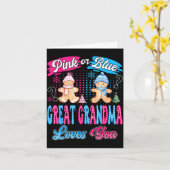 Nk Or Blue Great Grandma Loves You Gingerbread Chr Kaart (Gele Bloem)