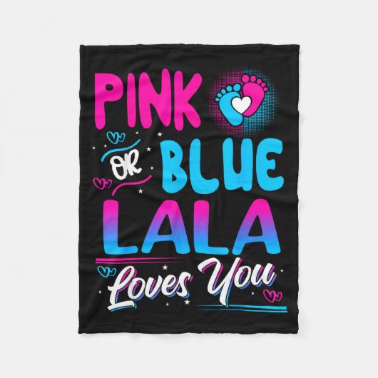Nk Or Blue Lala Loves You New Baby  Fleece Deken (Voorkant)