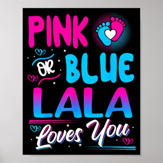 Nk Or Blue Lala Loves You New Baby  Poster (Voorkant)