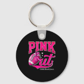 Nk Out Football Breast Cancer Awareness Men Women  Sleutelhanger (Voorkant)