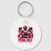Nk Out Tackle Breast Cancer Awareness Football Men Sleutelhanger (Voorkant)