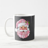 Nk Patchwork Santa Breast Cancer Awareness Christm Koffiemok (Links)