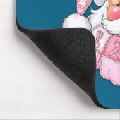Nk Patchwork Santa Breast Cancer Awareness Christm Muismat (Hoek)