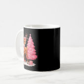 Nk Rendier Coquette Strik Kerstboom Pyjama's Gi Koffiemok (Voorkant links)