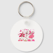 Nk Ribbon Breast Cancer Awareness Skeleton Women M Sleutelhanger (Voorkant)