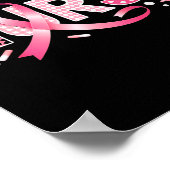 Nk Ribbon Stethoscope Nurse Life Breast Cancer Awa Poster (Hoek)