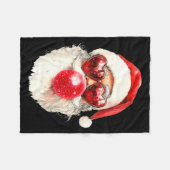Nk Santa Christmas Bubble Gum Nk Sungles  Fleece Deken (Voorkant (Horizontaal))