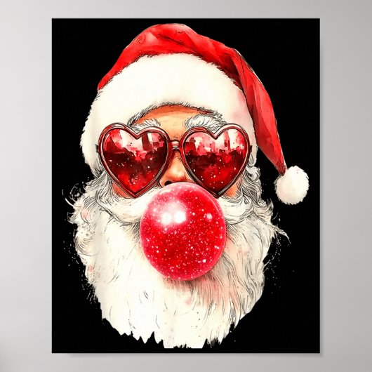 Nk Santa Christmas Bubble Gum Nk Sungles Poster (Voorkant)
