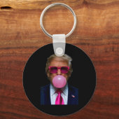 Nk Sungles Funny Donald Trump Nk Bubble Gum 2024  Sleutelhanger (Voorkant)