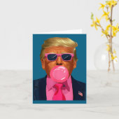 Nk Sungles Trump Bubble Gum 2024 Vote President Fu Kaart (Gele Bloem)