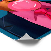 Nk Sungles Trump Bubble Gum 2024 Vote President Fu Poster (Hoek)