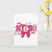 Nk Valentine Nurse Coquette Bow Cuds Favorite  Kaart (Gele Bloem)
