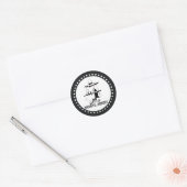 NKAWTG Niemand.png Ronde Sticker (Envelop)