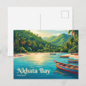 Nkhata Bay Malawi Briefkaart (Voorkant / Achterkant)