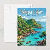 Nkhata Bay Malawi Briefkaart (Voorkant / Achterkant)