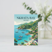 Nkhata Bay Malawi Briefkaart (Staand voorkant)